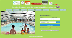 Desktop Screenshot of cottagesdulacdemiel.com